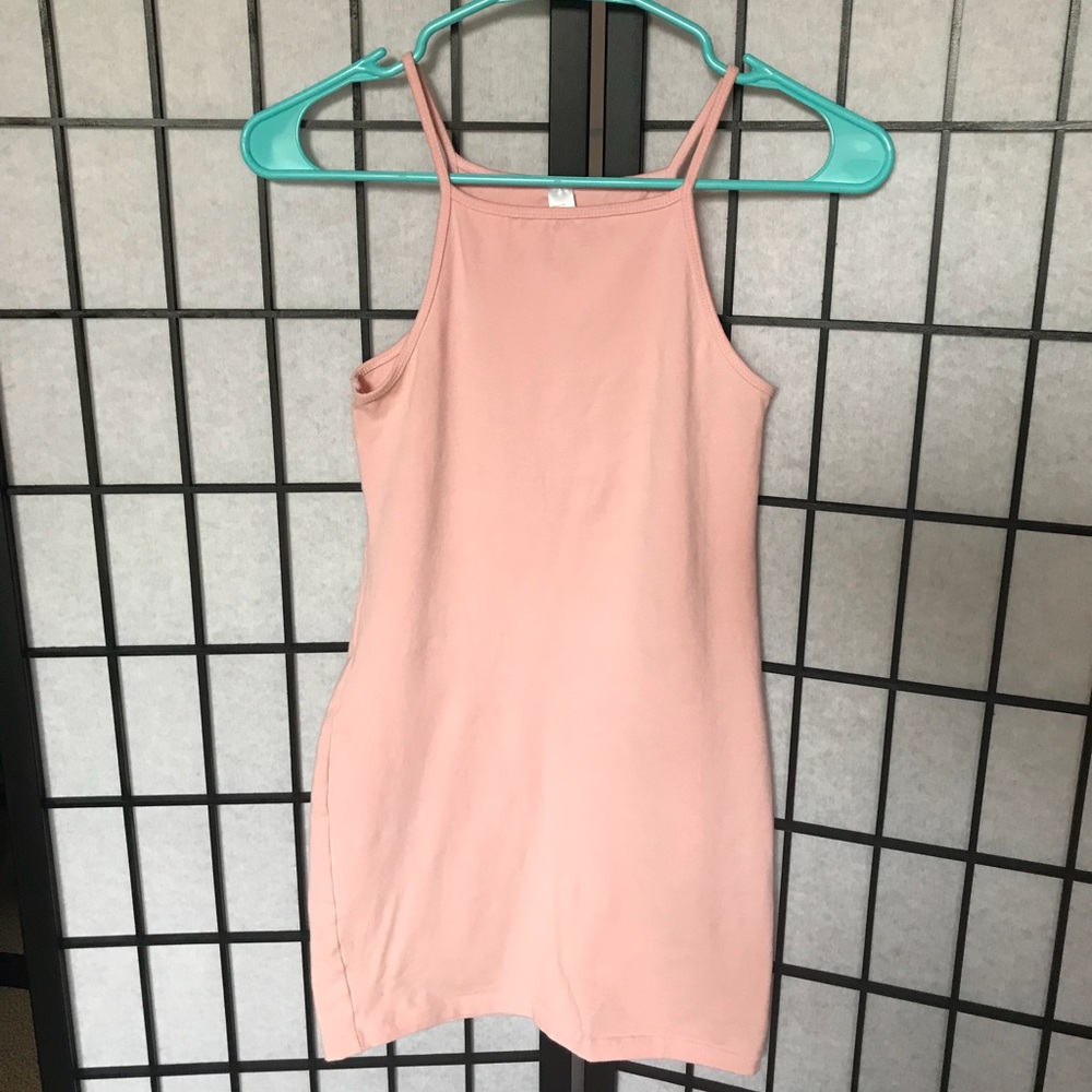 American Apparel Cotton Spandex Tank Mini Dress